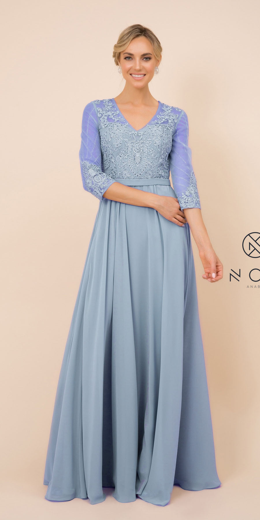 Dusty Blue Mother of the Bride Dresses
